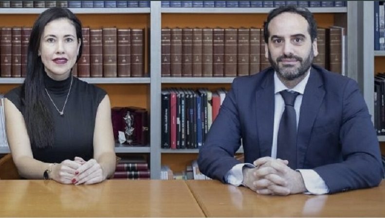 Los socios de Lacaci & Delgado Abogados en el despacho de Madrid